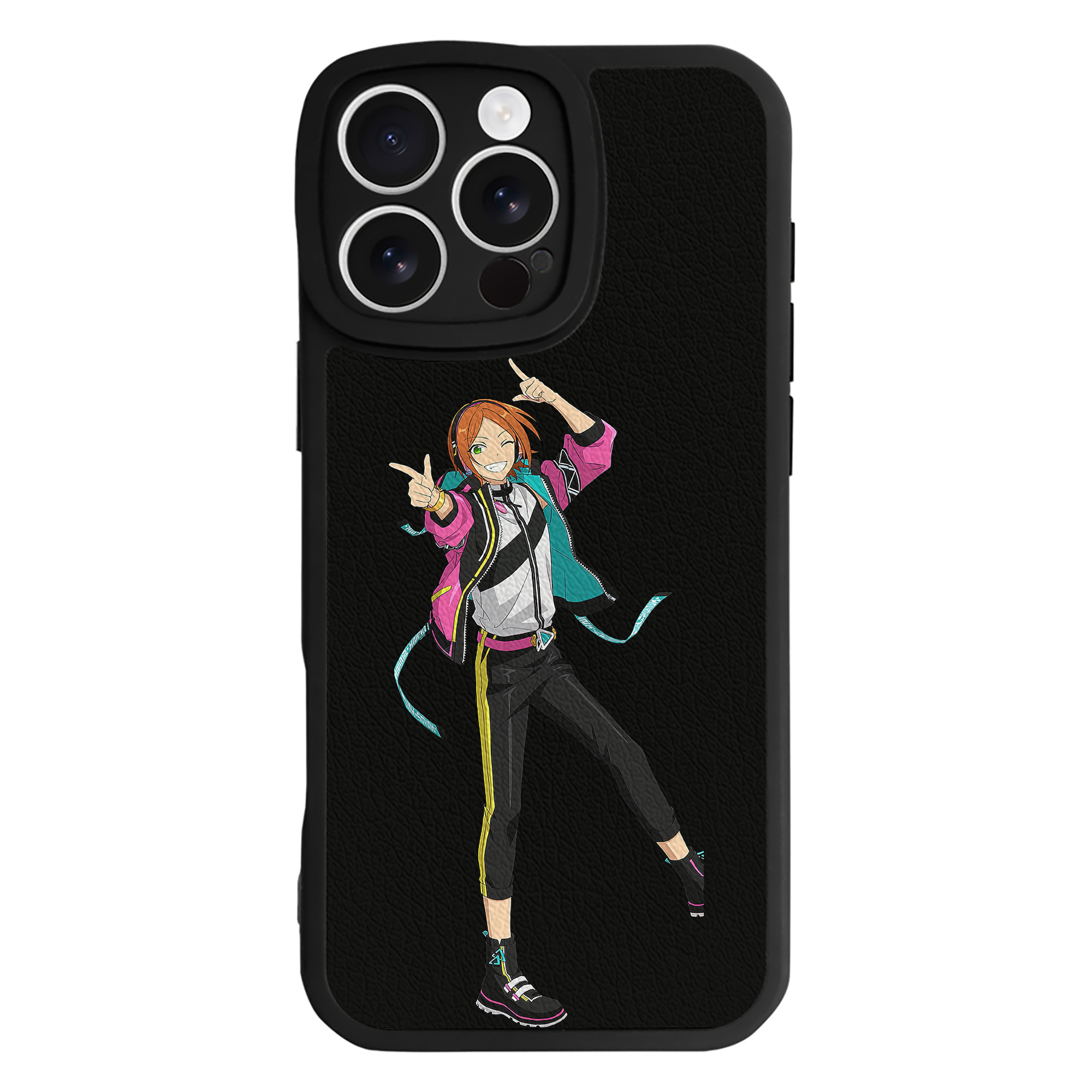 （画像用） あんさんぶるスターズ! Ensemble Stars 【iPhone 16シリーズ対応】シリコンスマホケース（レザー調） 材質：シリコン